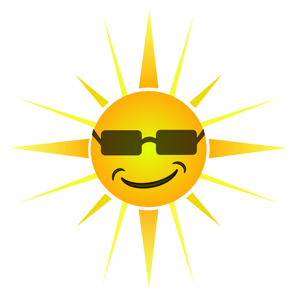 600x598 Sunset Happy Sun Clipart Free Clipart Images Image