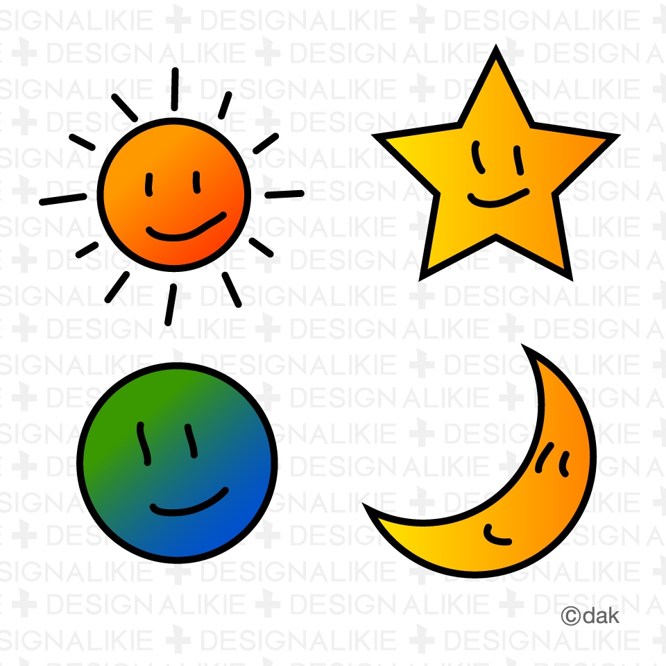 960x960 Sun Moon And Stars Clipart