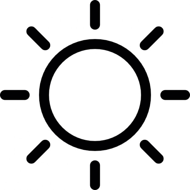 Sun Outline Clipart | Free download on ClipArtMag