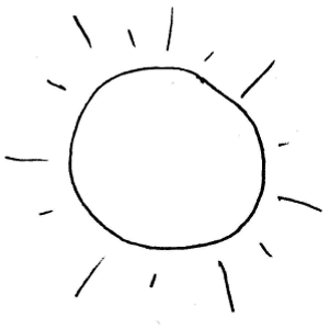 300x300 Sun Black And White Sun Clipart Black And White Free Images 5