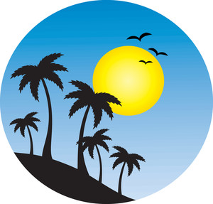 300x287 Free Palm Trees Clipart Image 0071 1012 0820 2409