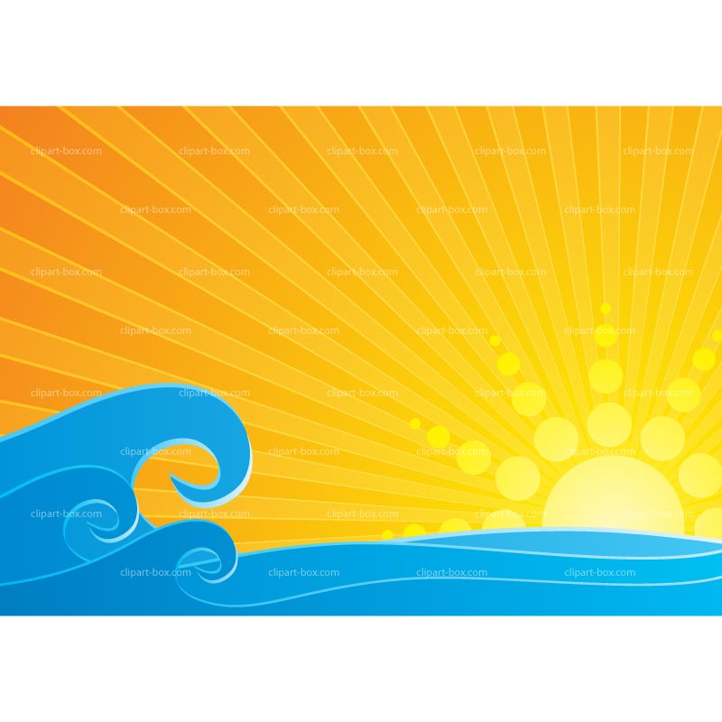 800x800 Sea Clipart Sun Sea