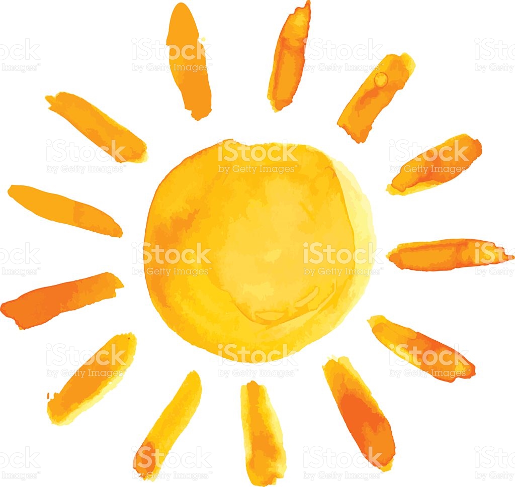 1024x969 Sun Clipart Watercolor