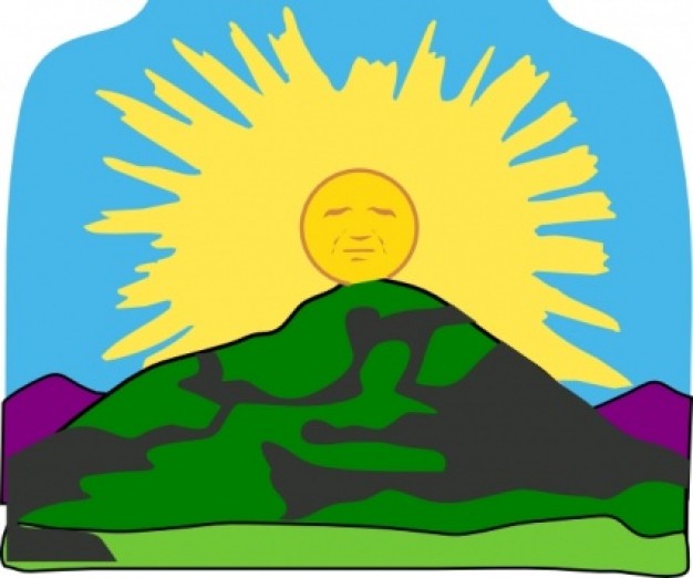 626x522 Sun Rays Mountain Clip Art Clipart Cliparts For You