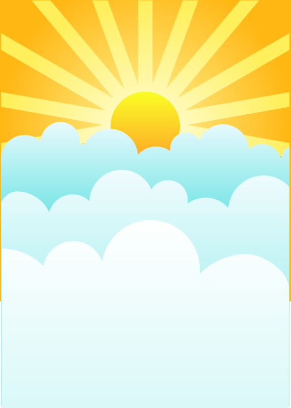 571x800 Free Sunrise Clipart Image