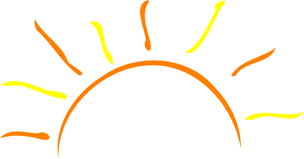 600x314 Sun Clip Art