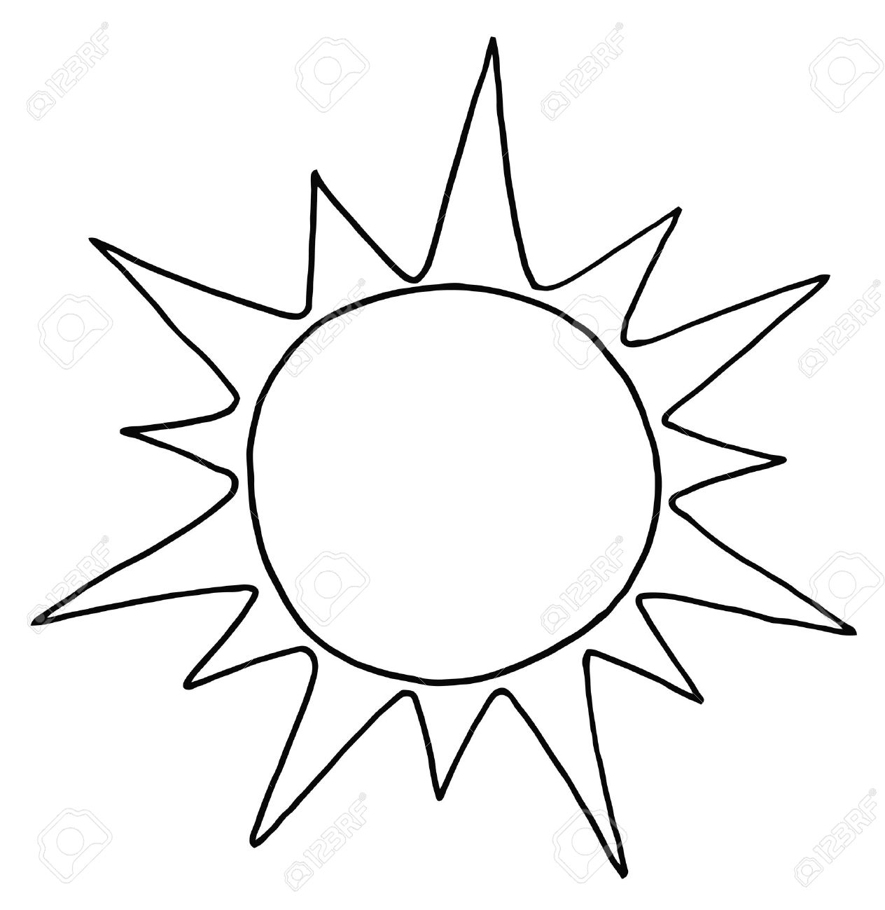 1264x1300 Sun Clip Art Black And White