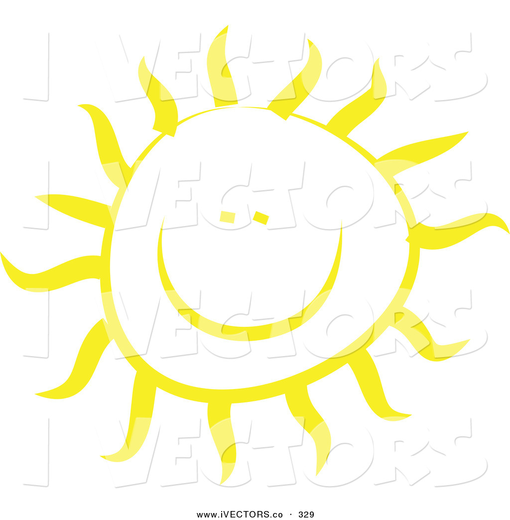 1024x1044 Vector Graphic Of A Cheery Yellow Sun Shining On White By Prawny