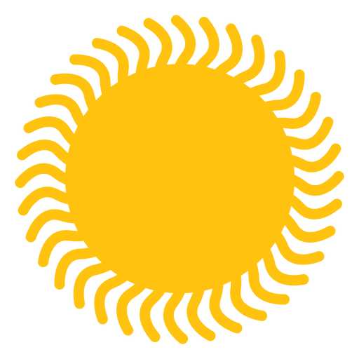 512x512 Sun Wavy Beams Icon