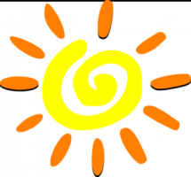 215x200 Moon And Sun Clipart