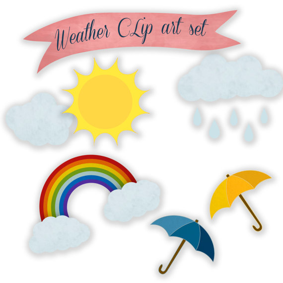 570x570 Weather Clip Art Digital Clipart