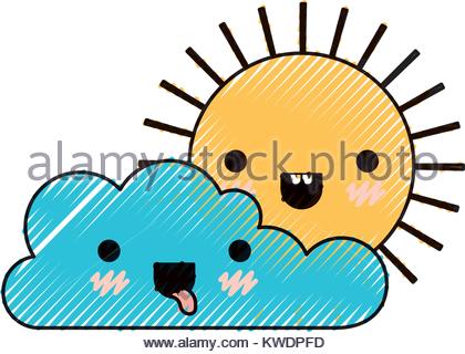 420x320 Kawaii Sun Icon Stock Vector Art Amp Illustration, Vector Image