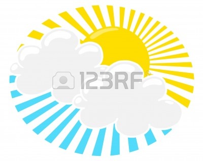 400x318 Sun Rays Through Clouds Clip Art Cliparts