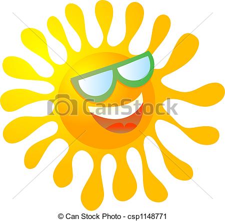 450x443 Gallery For Gt Sun With Shades Clipart