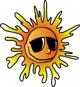 276x299 Free Clip Art Sun Wearing Sunglasses Louisiana Bucket Brigade