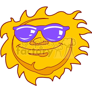 300x300 Sun With Sunglasses Gif Images