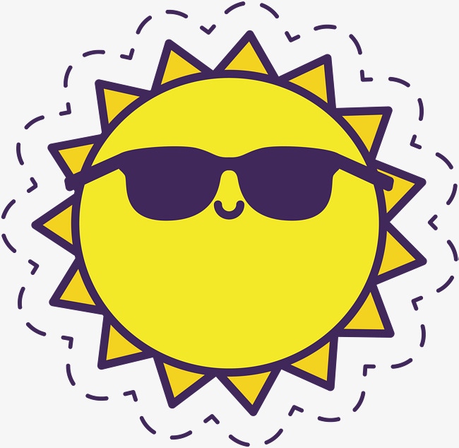 650x634 The Little Sun With Sunglasses, Vector Png, Sunlight, Cartoon Sun