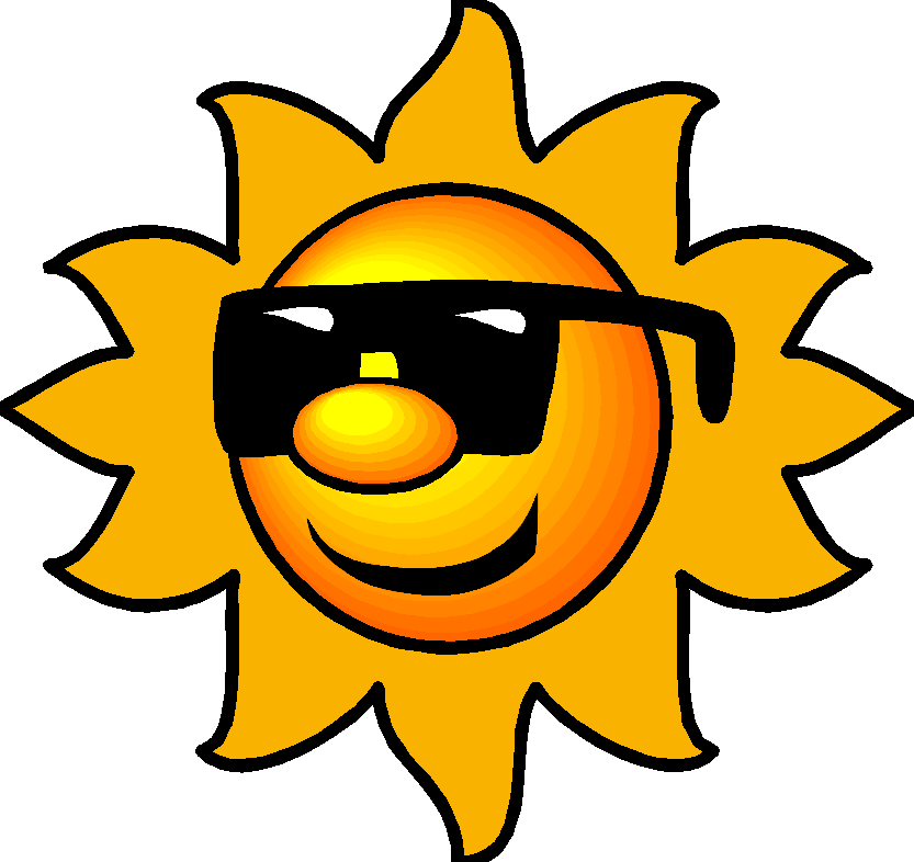 833x786 Clipart Sun With Sunglasses 2
