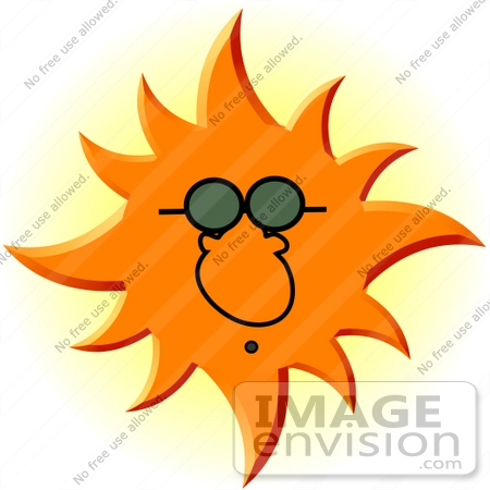 450x450 Sun Man Wearing Sunglasses Clipart
