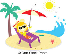 230x194 Beach Clipart Sun Bathing