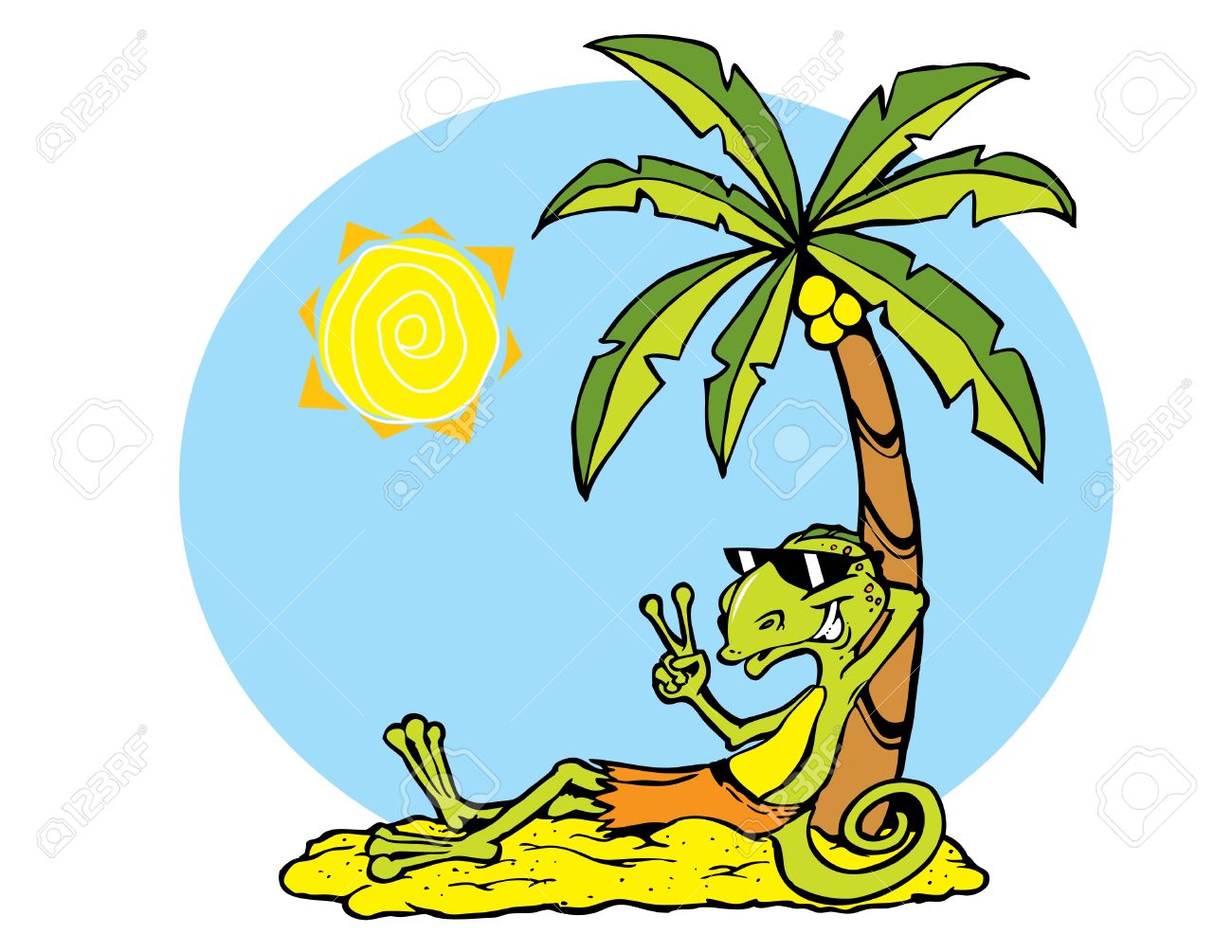 1300x1005 Iguana Clipart Mexican