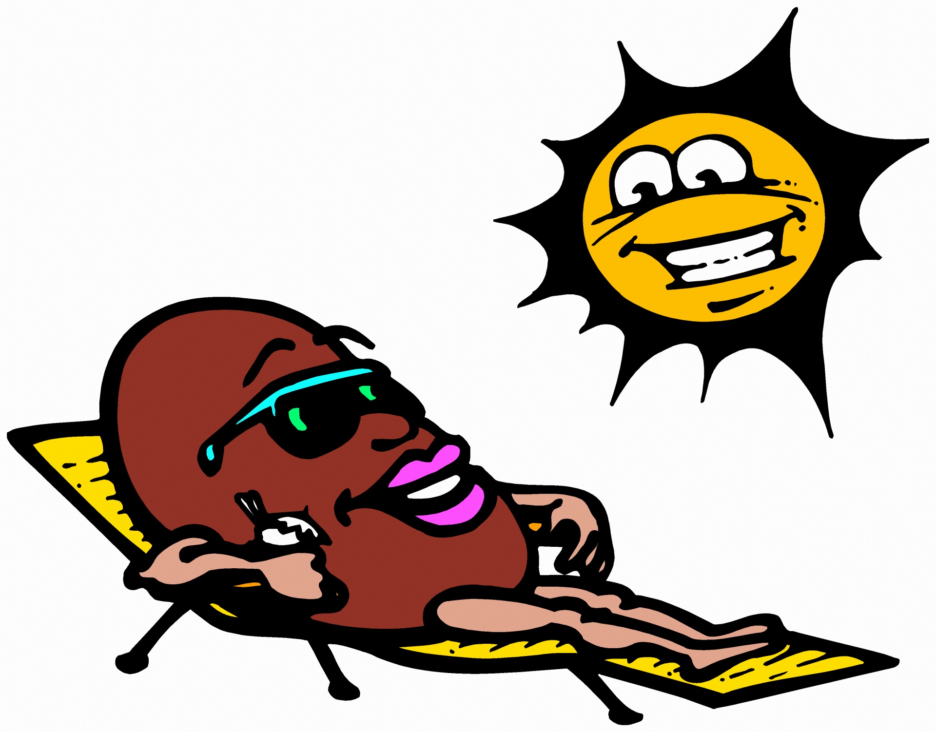 Sunburn Clipart Free download on ClipArtMag