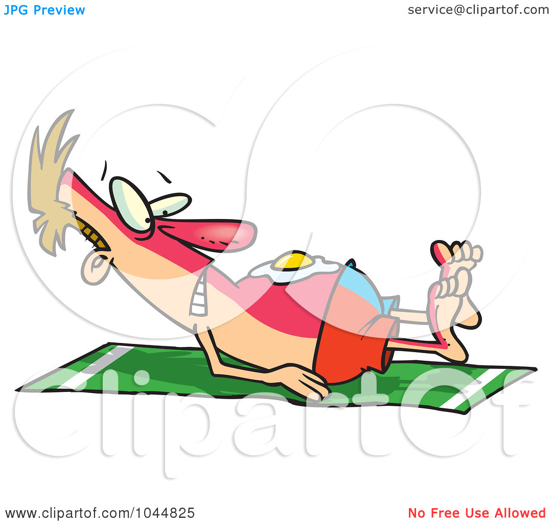 1080x1024 Sunburn Clipart Royalty Free Rf Clip Art Illustration Of A Cartoon