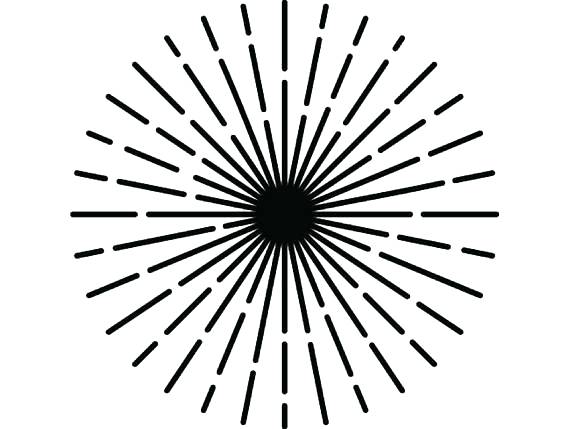 570x429 Sunburst Clipart Abstract Radial Lines Starburst Sunburst Circular