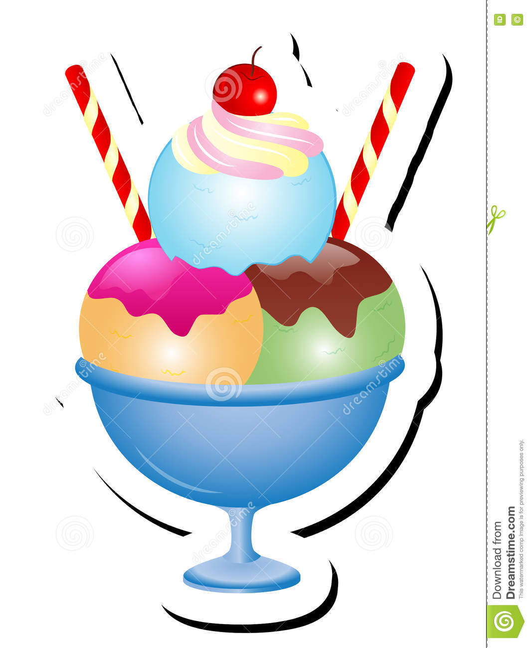 1065x1300 Sundae Clipart Cherry Top