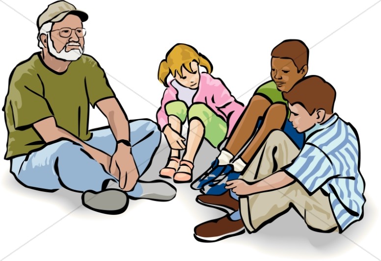 776x532 Teacher With Kids Sunday School Clipart