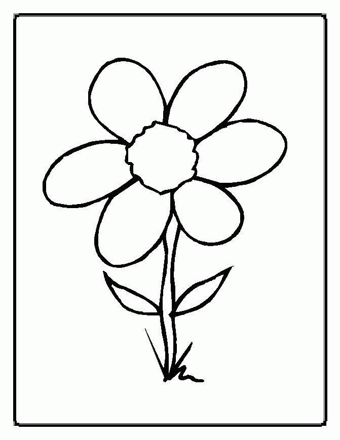 671x869 Spring Clipart Black And White