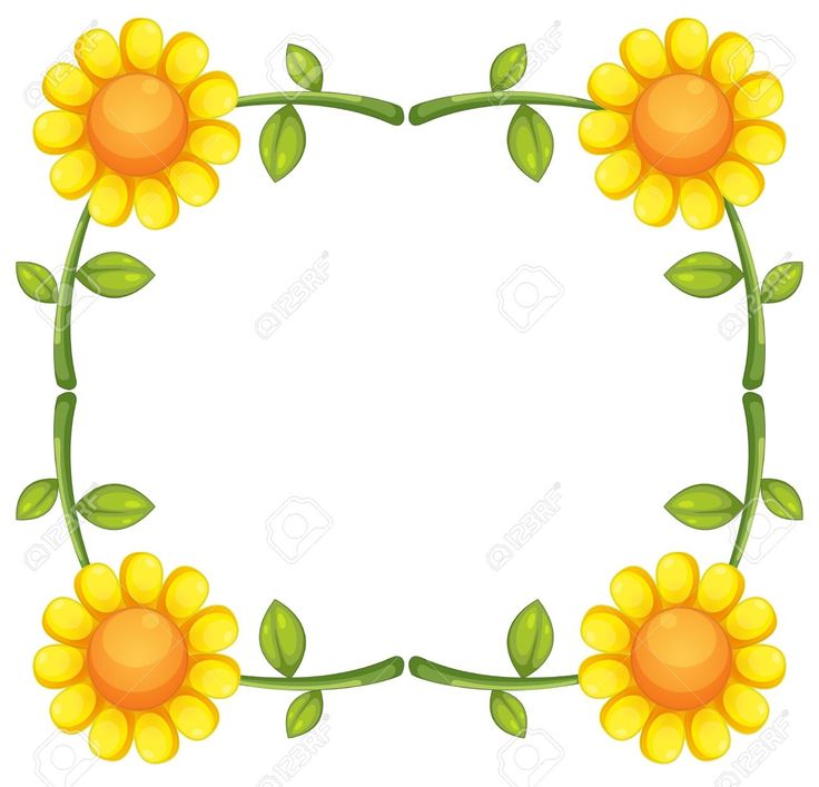 736x707 Graphics For Sunflower Border Graphics