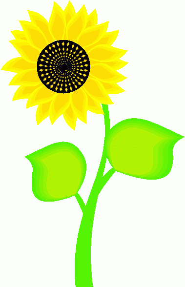 379x588 Sunflower Border Clipart Free Images