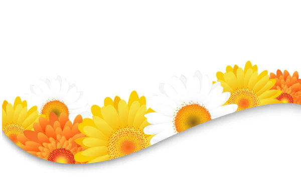 600x384 Sunflower Elements Background Clipart Panda