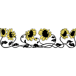 300x300 Sunflower Border Clipart, Cliparts Of Sunflower Border Free