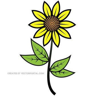 Sunflower Border Clipart