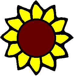 244x251 Sunflower Clip Art Free Printable Clipart 8