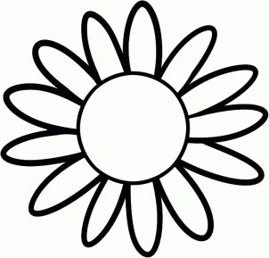 302x289 How To Draw How To Draw A Sunflower For Kids