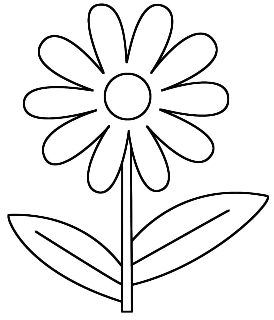 878x1024 Funny Sunflower Coloring Page For Kids Flower Pages Printables