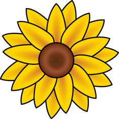 236x235 Free Printable Sunflower Stencils Sunflower Clip Art