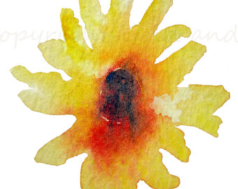 340x270 Sunflower Clip Etsy