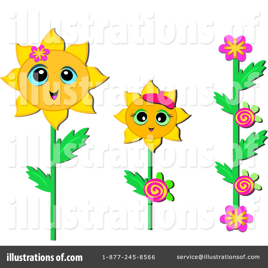 1024x1024 Sunflowers Clipart