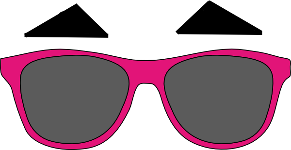 600x309 Sunglasses Clipart Neon