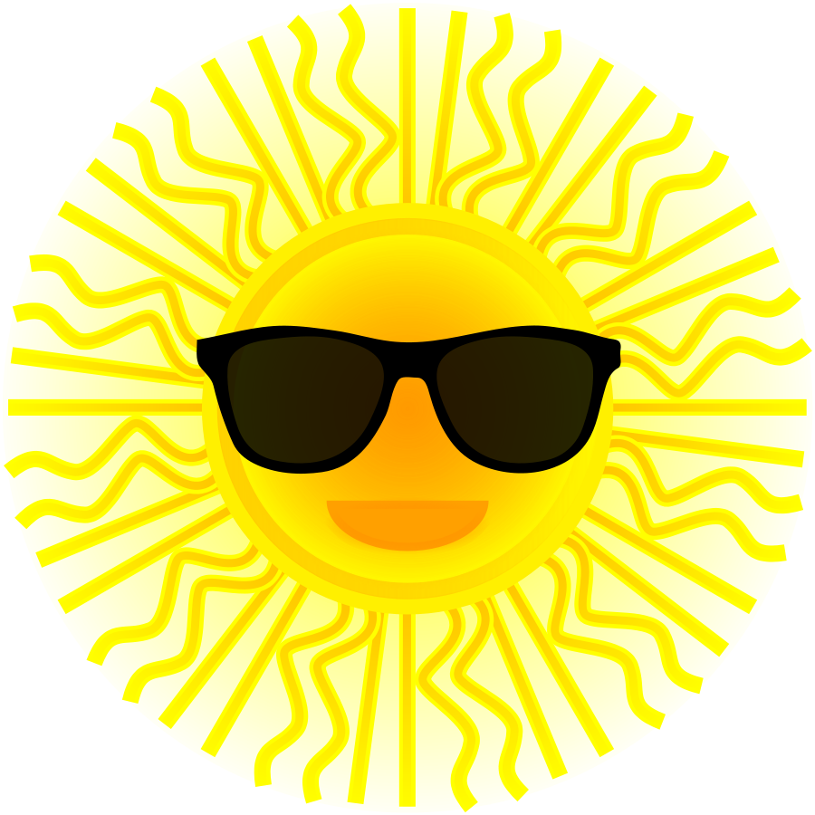 900x900 Sunglasses Clipart Free Clip Art Image 9