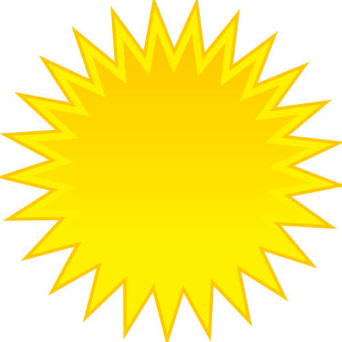 500x500 Colored Symbol For Sunny Sky Vector Clip Art Public Domain Vectors