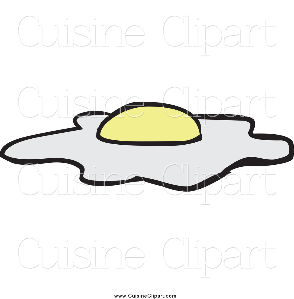 1024x1044 Cuisine Clipart Of A Sunny Side Up Fried Egg By Cartoon Solutions