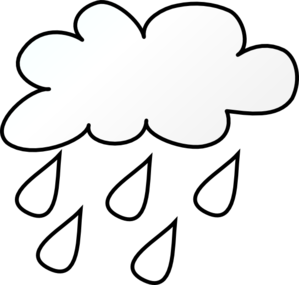 299x285 Rain Clipart Black And White Clipart Panda