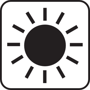 300x300 Sunny White Clip Art