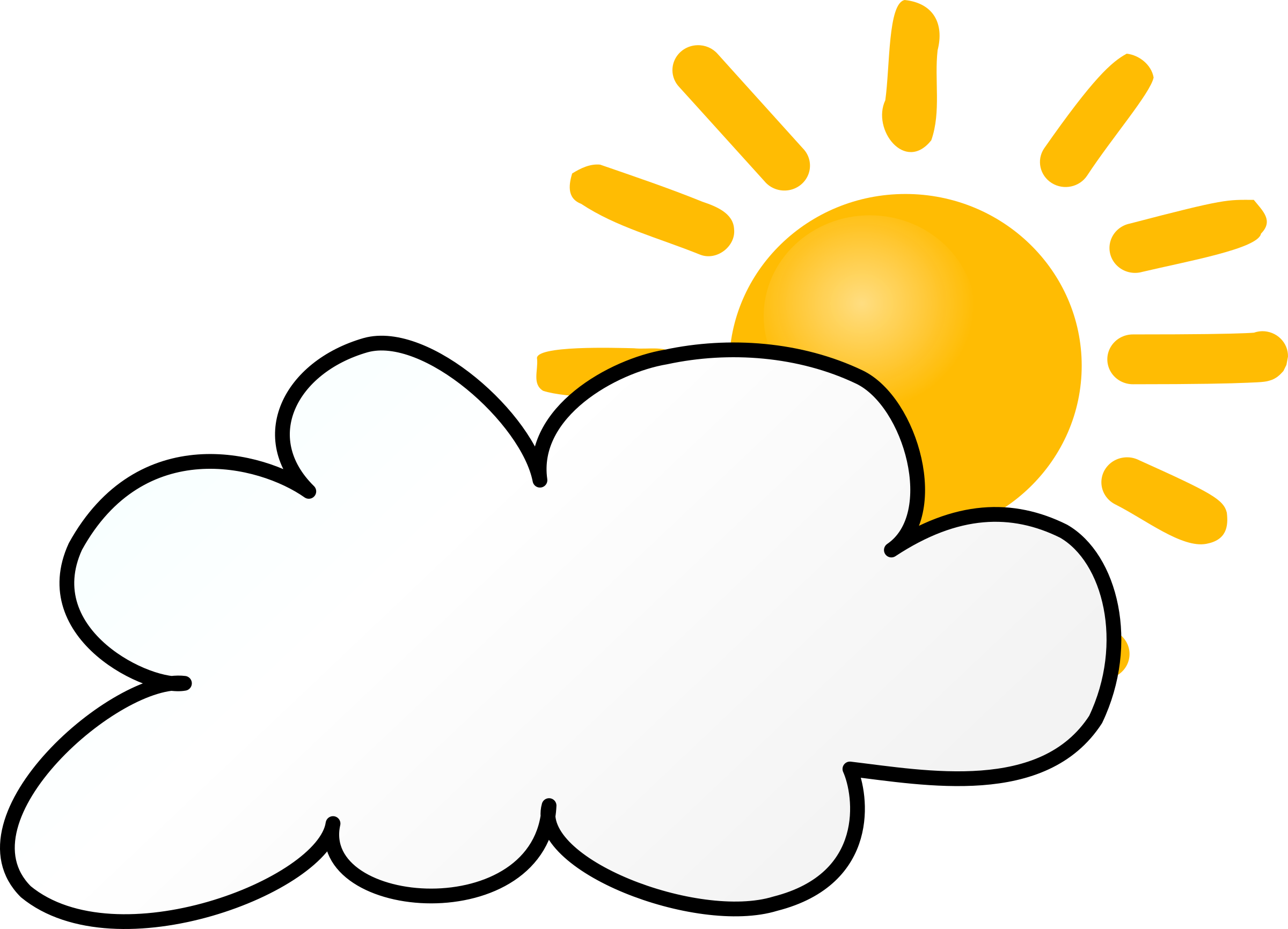 2400x1732 Clip Art Partly Sunny Partly Rainy Clipart
