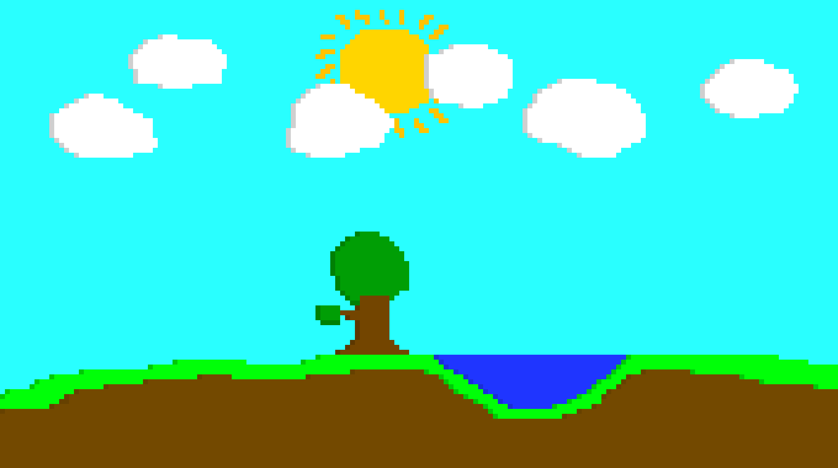 1700x950 Sunny Day Pixel Art Maker
